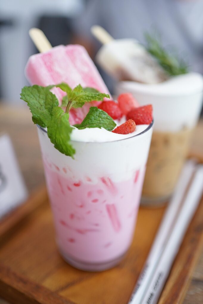 Strawberry Banana Milkshake